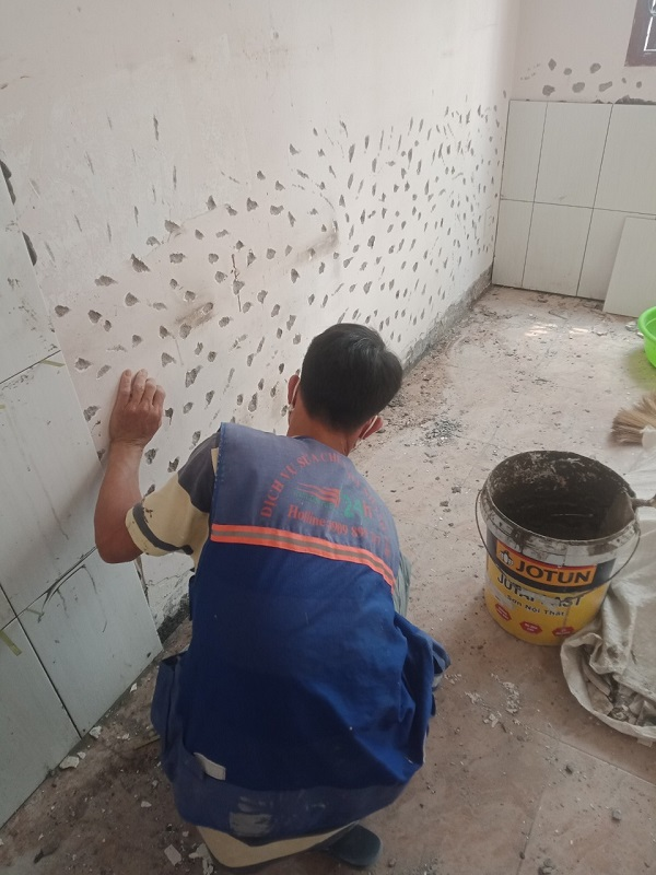 Xử lý chống thấm tường nhà TPHCM